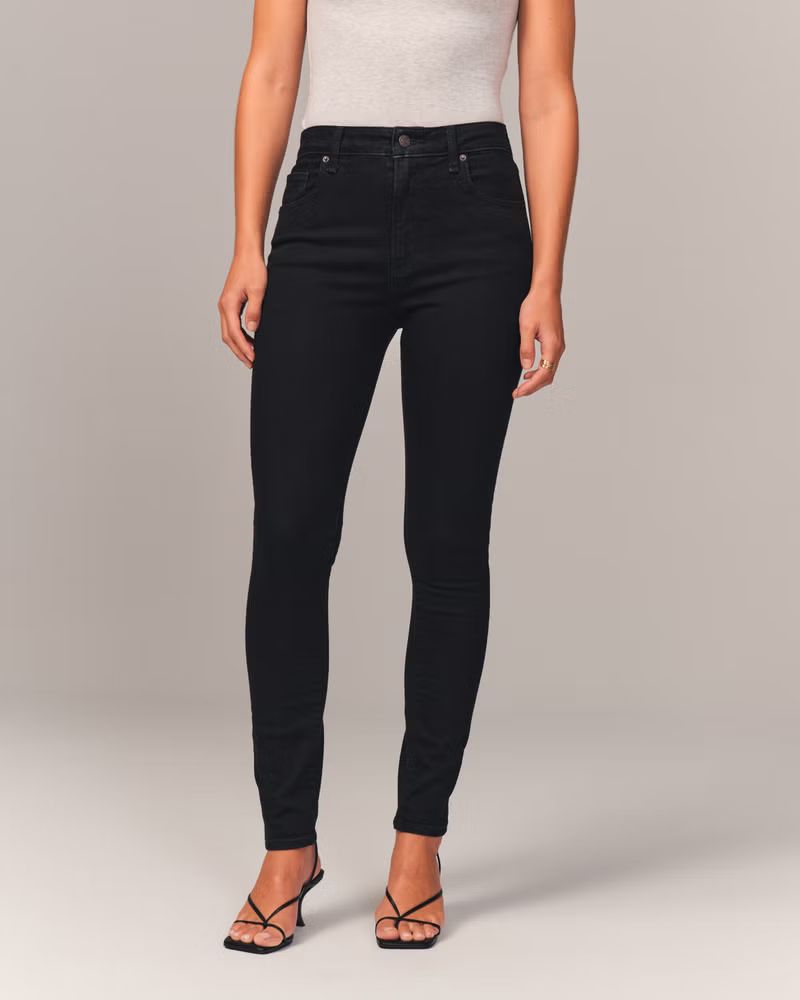 High Rise Super Skinny Ankle Jean | Abercrombie & Fitch (US)