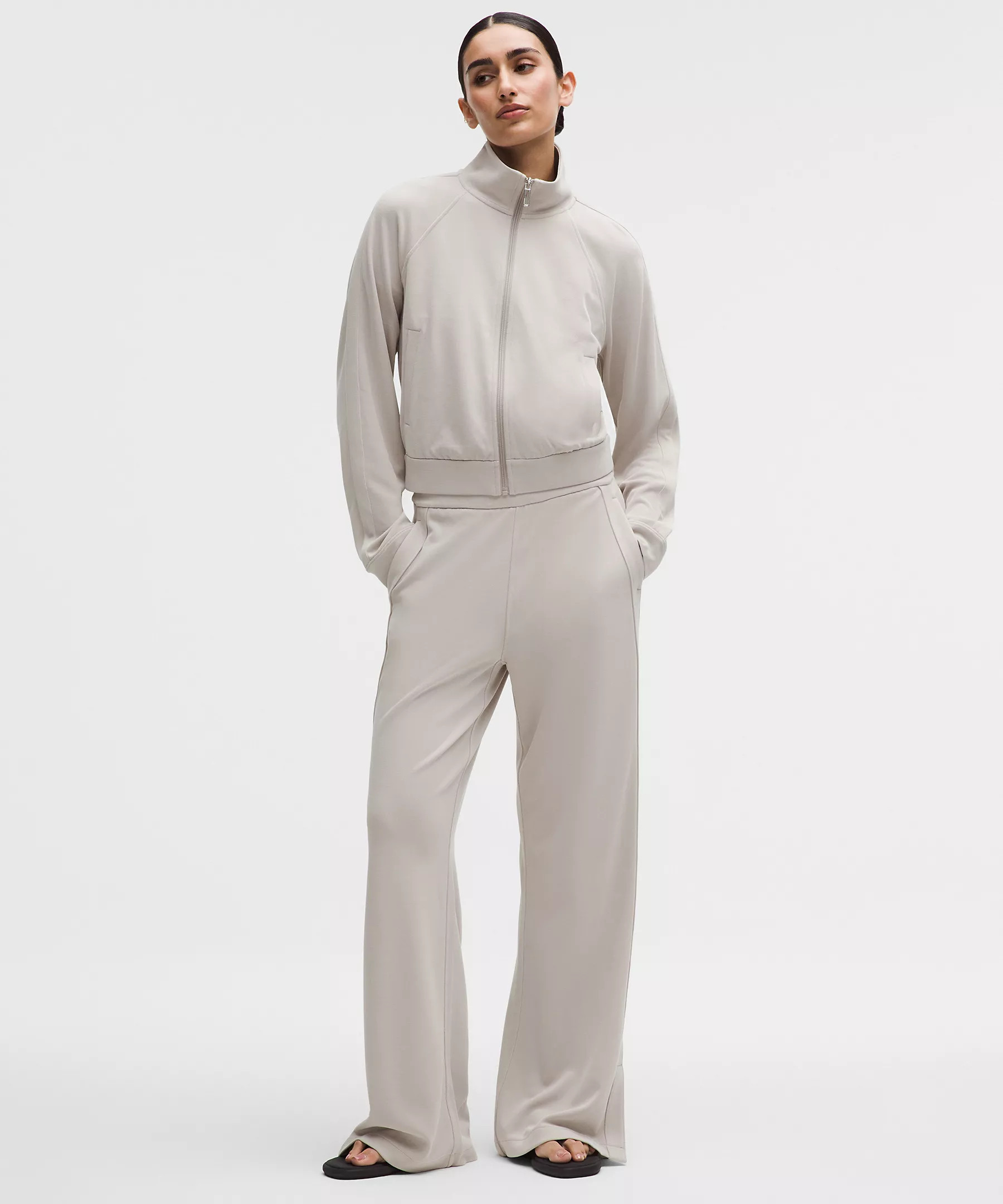 Softstreme High-Rise Wide-Leg Pique Pant | Lululemon (US)
