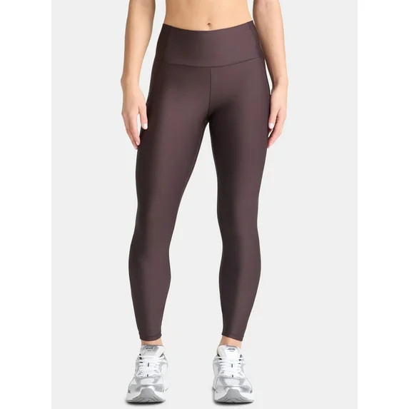 Avia Women’s High Rise Shine Leggings, Sizes XS-XXL | Walmart (US)