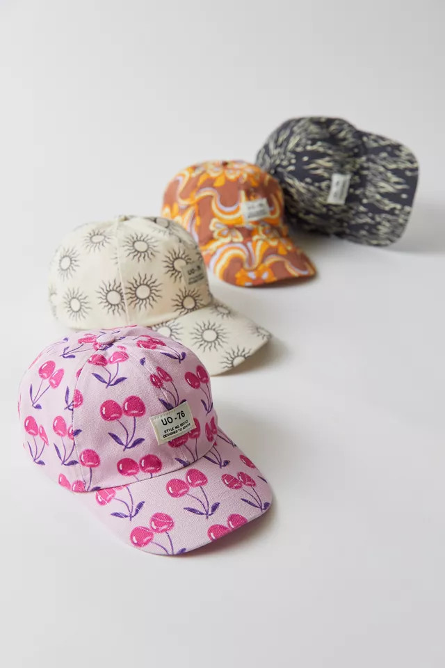 UO Printed Baseball Hat | Urban Outfitters (US and RoW)