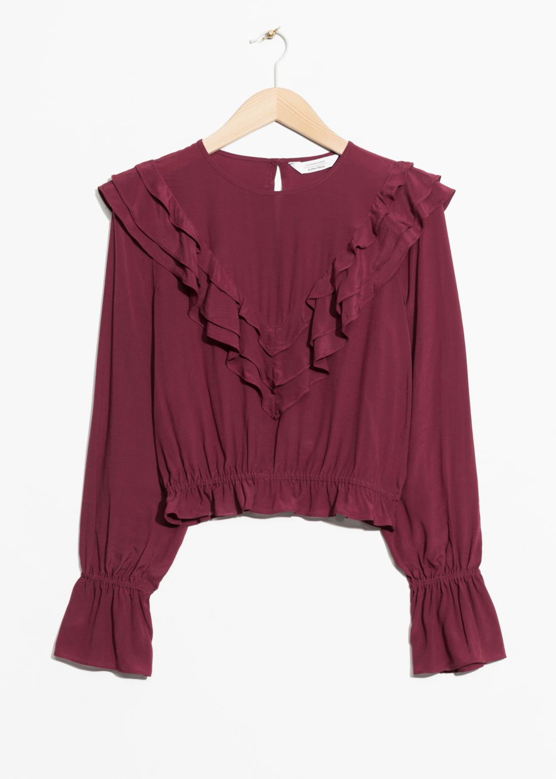 Ruffle Blouse - Red | & Other Stories (EU + UK)