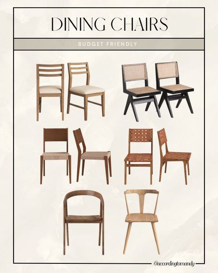 Budget Friendly dining chairs



#LTKhome