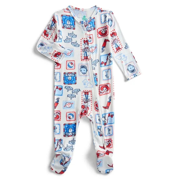 Toy Story Baby Boys Cozy and Comfortable Patriotic Americana Footed Sleep and Play, Sizes NB-6/9M | Walmart (US)