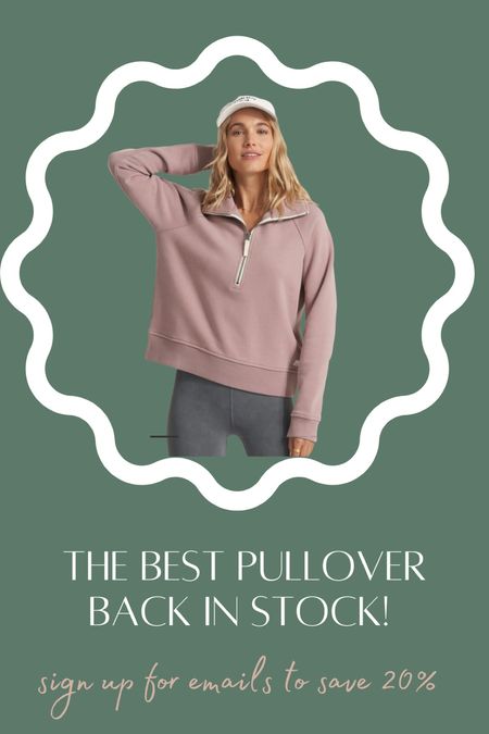 The pullover sold out so fast last year, so they brought it back in two new colors! I ordered in size small

#LTKfit #LTKGiftGuide