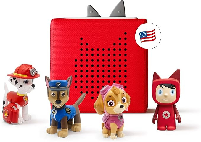 Toniebox Audio Player Starter Set with Paw Patrol: Skye, Marshall, Chase, and Creative Audio Char... | Amazon (US)