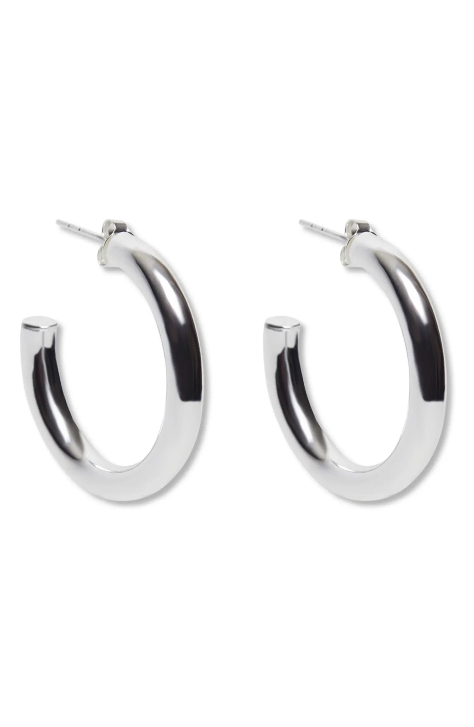 Argento Vivo Sterling Silver Sterling Silver Tubular Hoop Earrings | Nordstrom | Nordstrom