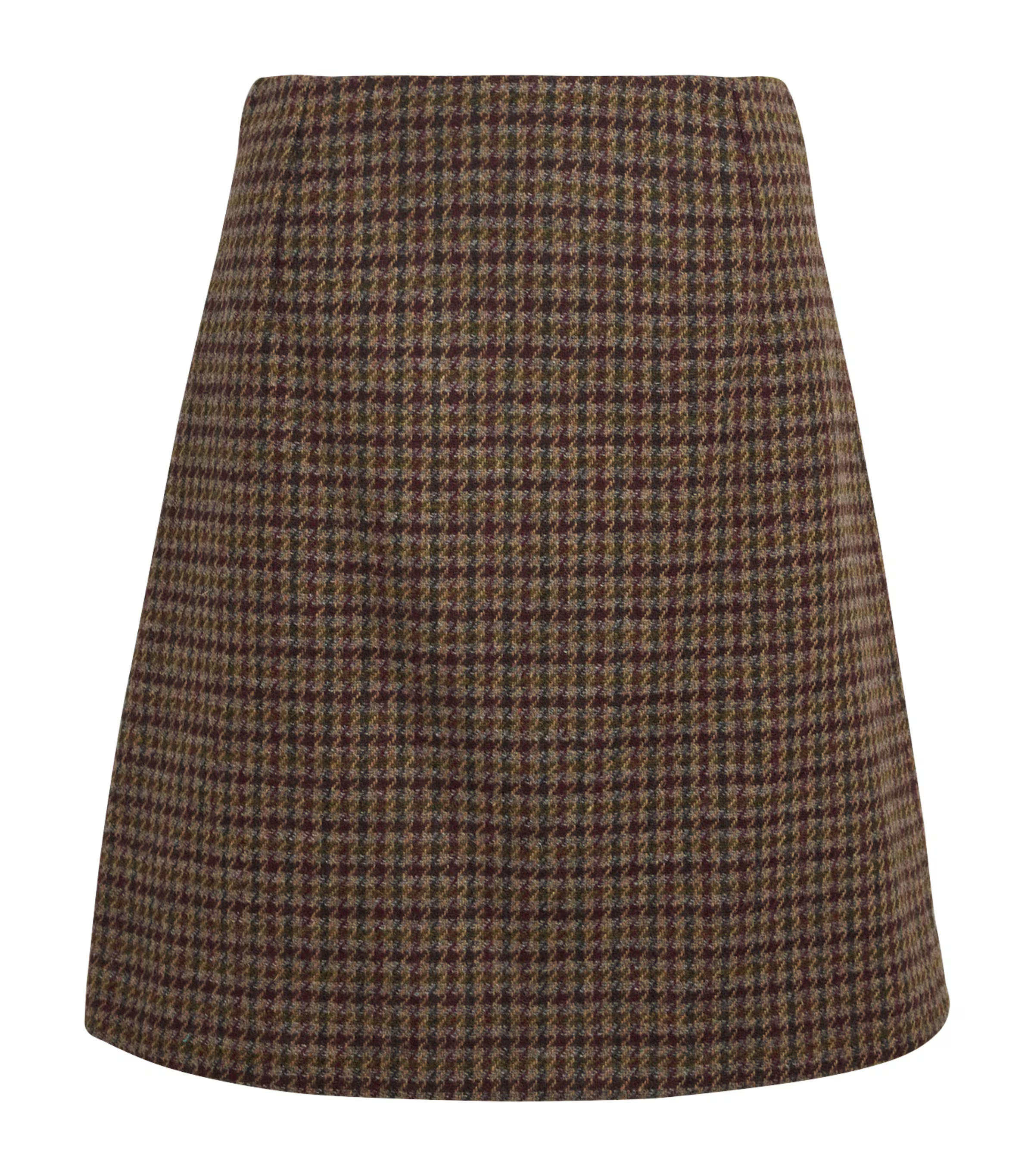 Purple Wool-Blend A-Line Skirt | Harrods