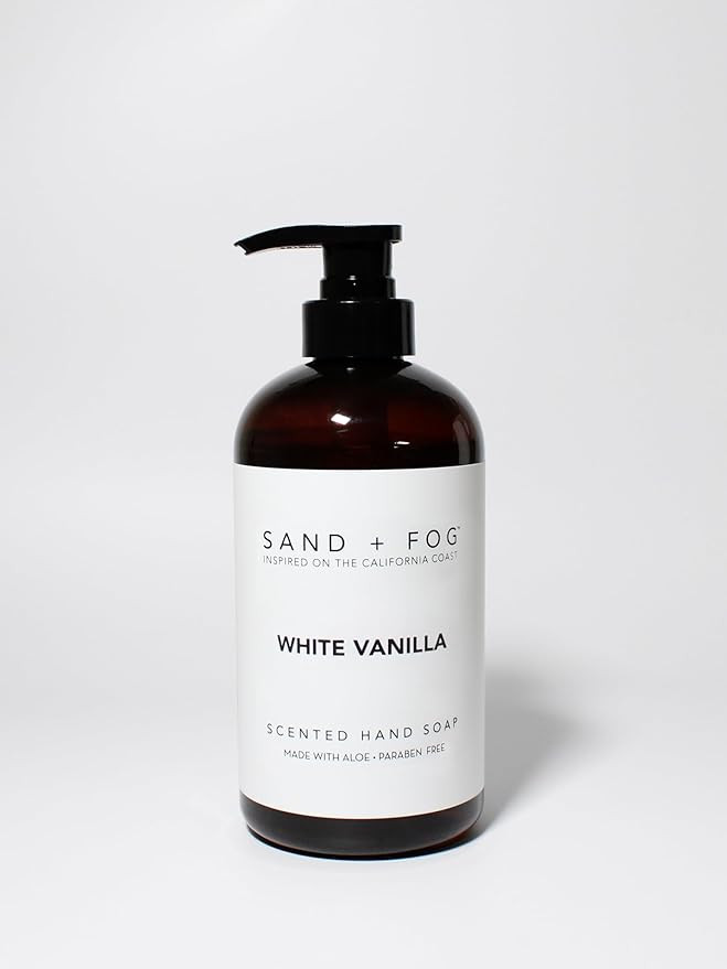 Sand + Fog White Vanilla 20oz Liquid Hand Soap - Nourishing, Sensory Enhancing, All Ages, All Ski... | Amazon (US)