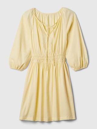 Linen-Blend Mini Dress | Gap (US)