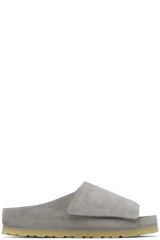 Fear of God - Gray Birkenstock Edition 'Los Feliz' Sandals | SSENSE