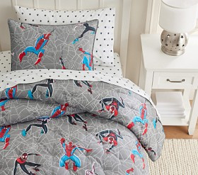 Marvel's Spider-Man Glow-in-the-Dark Comforter & Shams | Pottery Barn (US)