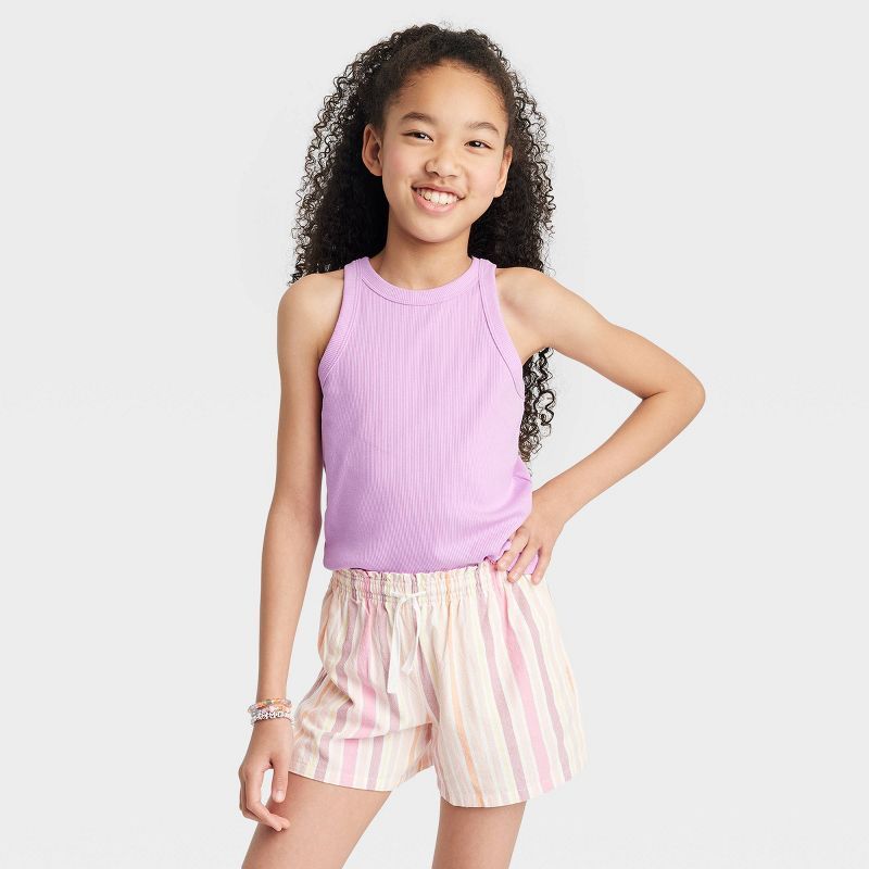 Girls' Ribbed Tank Top - Cat & Jack™ | Target