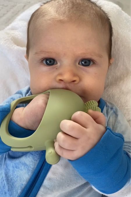 If your baby loves chewing their hands and/or is teething, this is the best teething mitt we have used!! #babyproducts

#LTKfamily #LTKGiftGuide #LTKkids