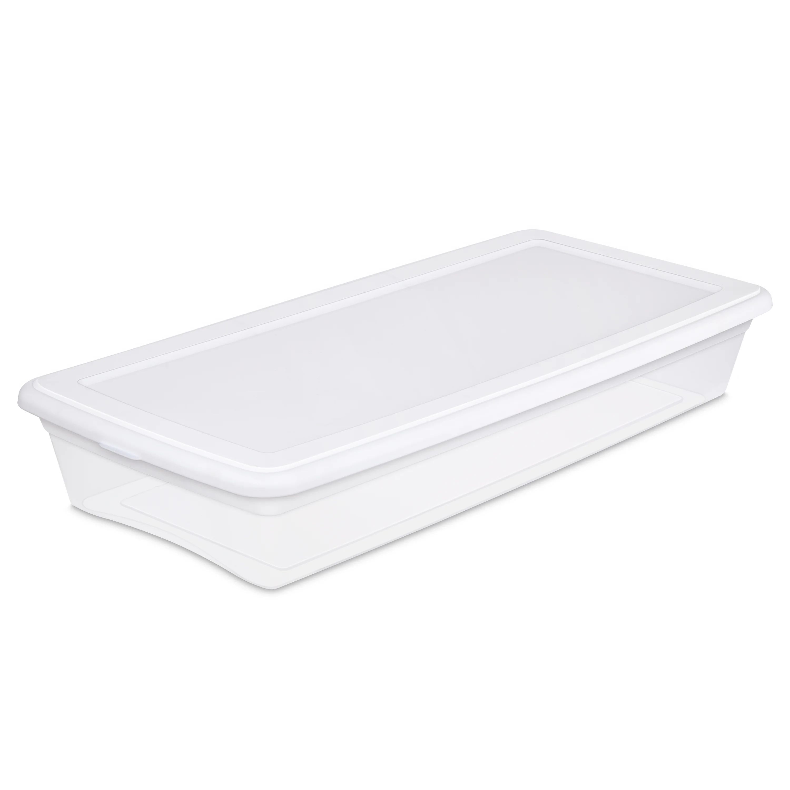 Sterilite 41-Quart (39 L) Storage Box, Walmart White - Walmart.com | Walmart (US)