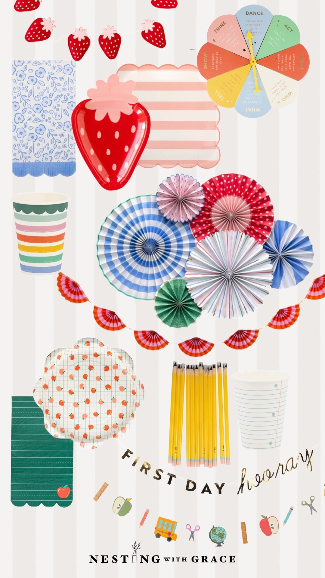 Party Favorites! Cute paper products, garlands and banners for any celebration!