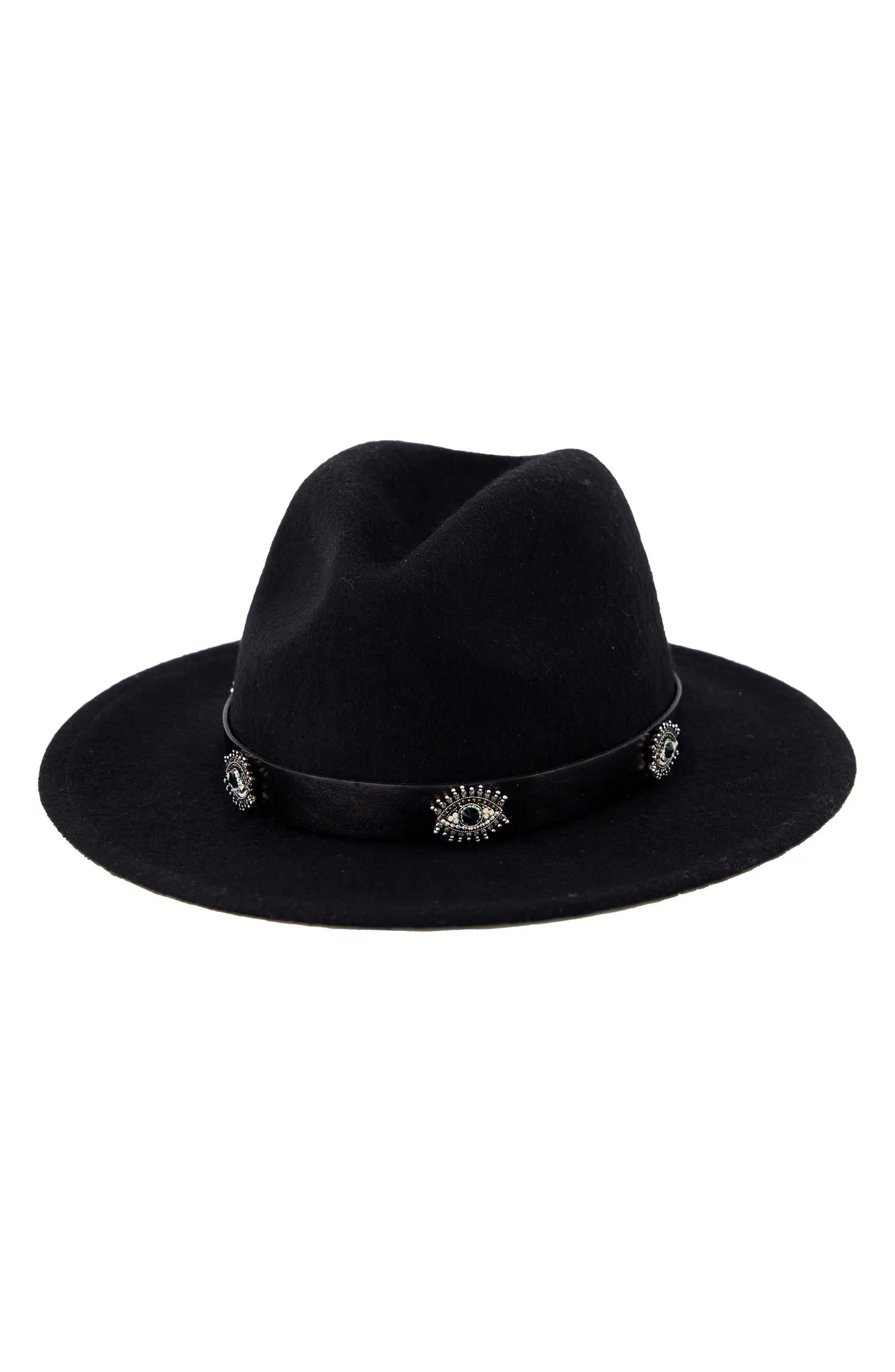 Kurt Geiger London Evil Eye Wool Felt Fedora | Nordstrom | Nordstrom