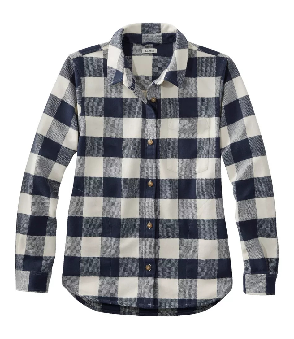 Women's Soft-Brushed Flannel Shirt | L.L. Bean