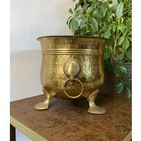 Brass Shell Foot Planter | Etsy (US)