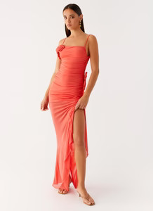 Louana Maxi Dress - Coral | Peppermayo (Global)