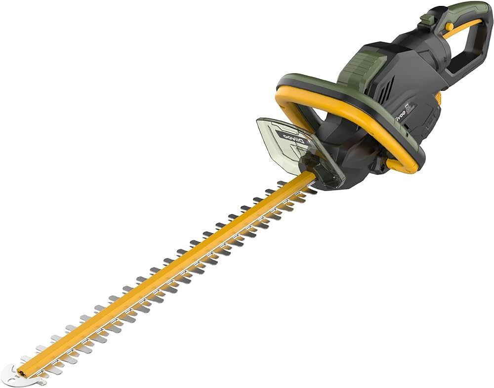 Cordless Hedge Trimmer, Diivoo 40V 2.5 Ah Battery with Runtime of UP to 60 mins, 21" Dual-Action ... | Amazon (US)