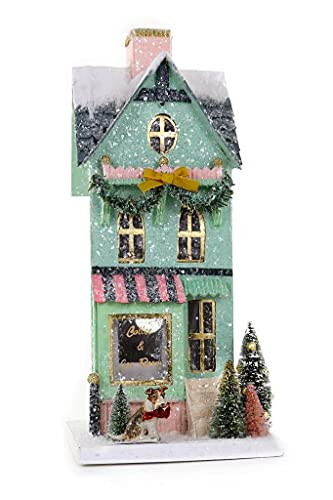 Cody Foster & Co Mint Green Downtown Coffee and Tea Room Christmas Village Store House, Multicolor | Amazon (US)