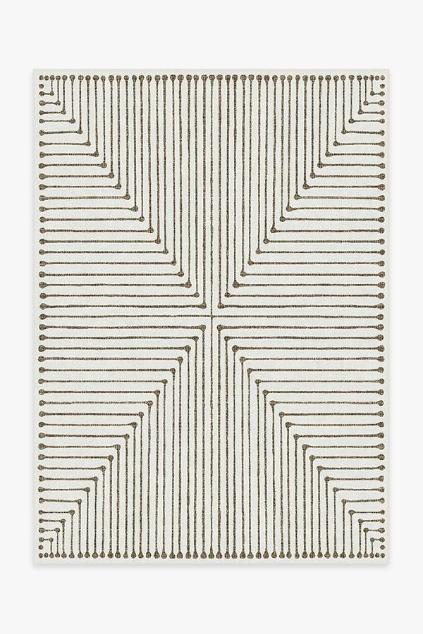 Jonathan Adler Inkdrop Camel & Ivory Rug | Ruggable