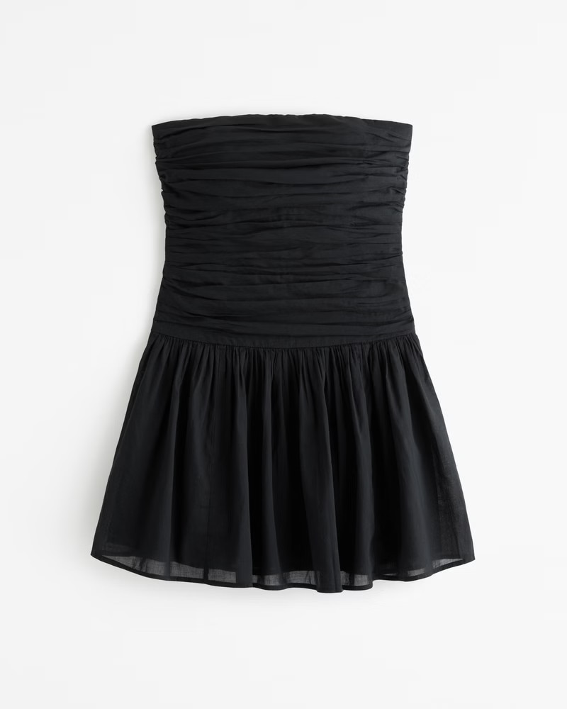 The A&F Emerson Drop-Waist Mini Dress | Abercrombie & Fitch (US)