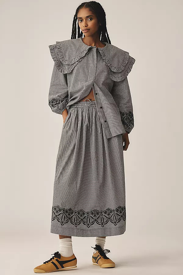 Keeley Midi Skirt | Anthropologie (US)