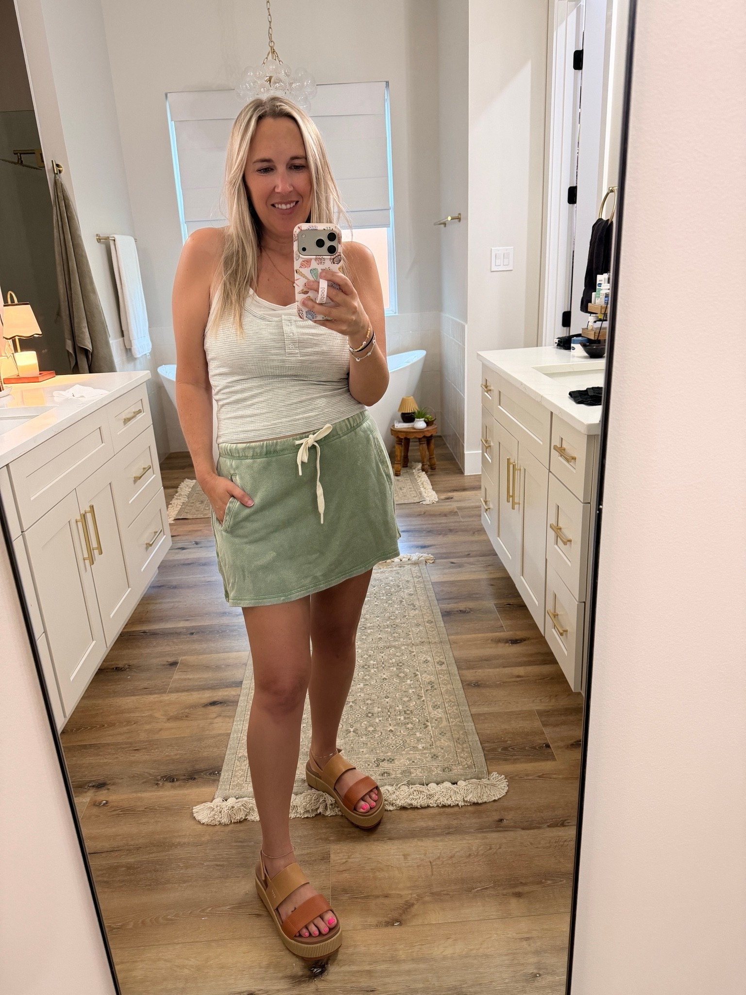 Another go to summer fit. The skort is the softest thing I’ve put on my body, so comfy and this top pairs perfectly!

#LTKootd #LTKgrwm #LTKOver40