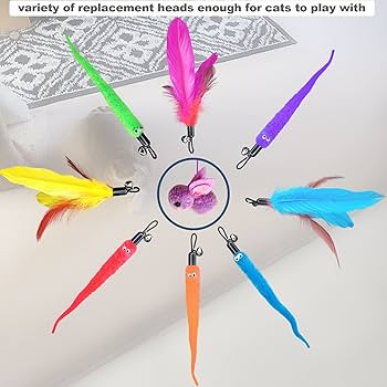 ZPH Cat Toys Interactive for Indoor Cats,2PCS Retractable Cat Wand,9PCS Teaser Toys&1PCS Hanging ... | Amazon (US)
