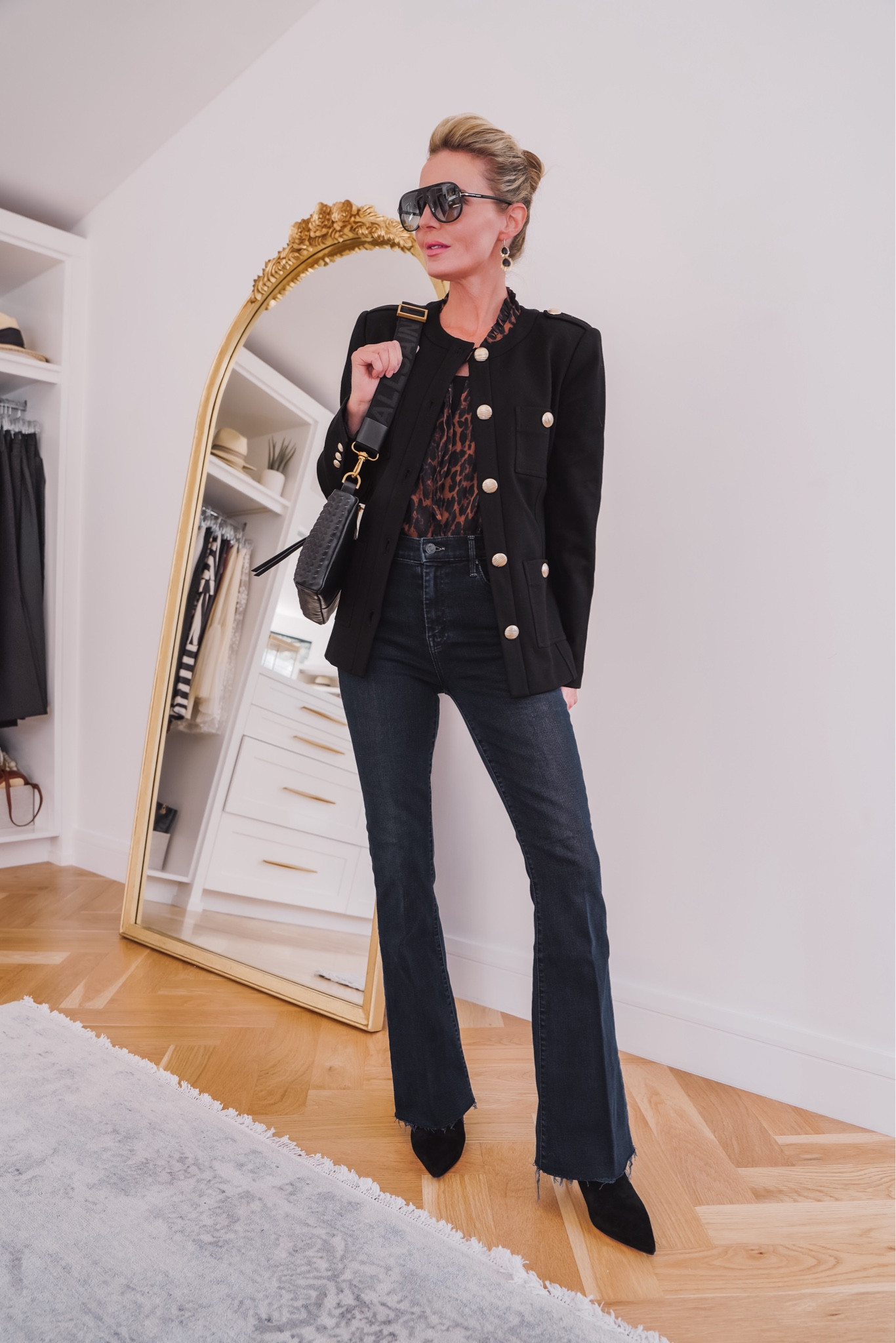 Since the NSale, I’ve been slowly starting to update my wardrobe for fall. This super chic ponte knit blazer by Generation Love is one of my latest additions and is sure to be a new fall hero piece for me. There’s so many things I love about this jacket… the military-inspired epilets, the luxe gold hardware, the structured, yet comfortable material, the length and fit... It’s also SO versatile. I’ll be wearing this to dinner, for Zoom calls, to travel, school functions, coffee… you name it! 

P.S. If you’re looking to add a bit of leopard to your fall wardrobe, my blouse is only $68! 💃

~Erin xo 


#LTKSeasonal #LTKStyleTip #LTKOver40