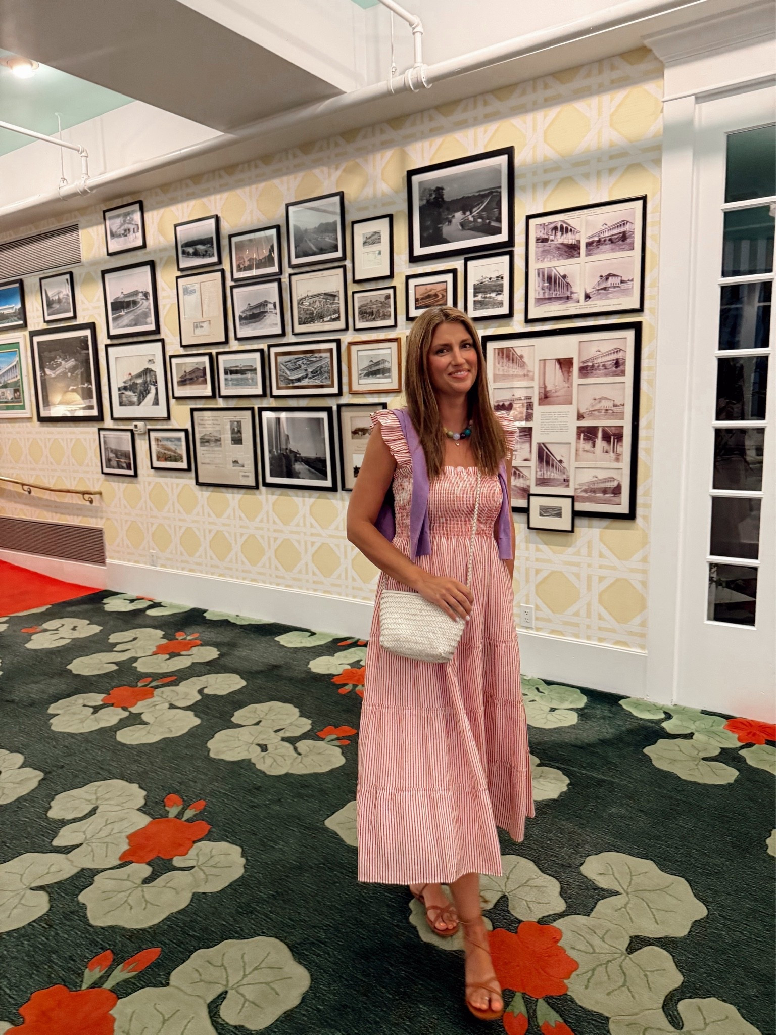 Mackinac island outfit 
Hill house dress 
Madewell bag

#LTKgrwm #LTKmomlife #LTKootd