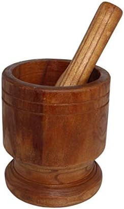 IMUSA USA Wide Wood JUMBO Mortar & Pestle | Amazon (US)