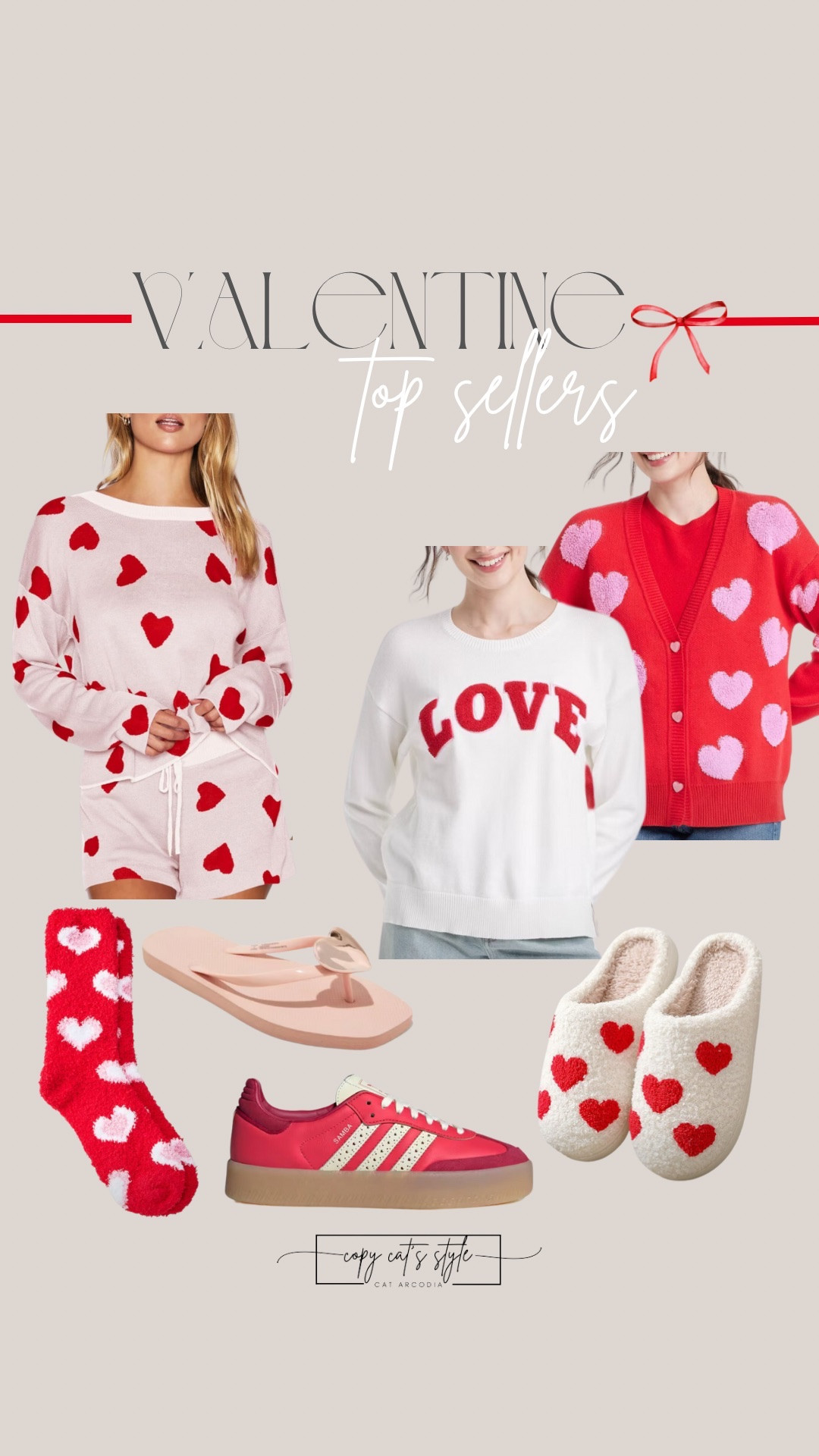 Valentine best sellers!  Target valentine sweaters, Amazon heart valentine pajamas,  valentine socks and slippers. 

#LTKSeasonal #LTKFindsUnder50 #LTKStyleTip