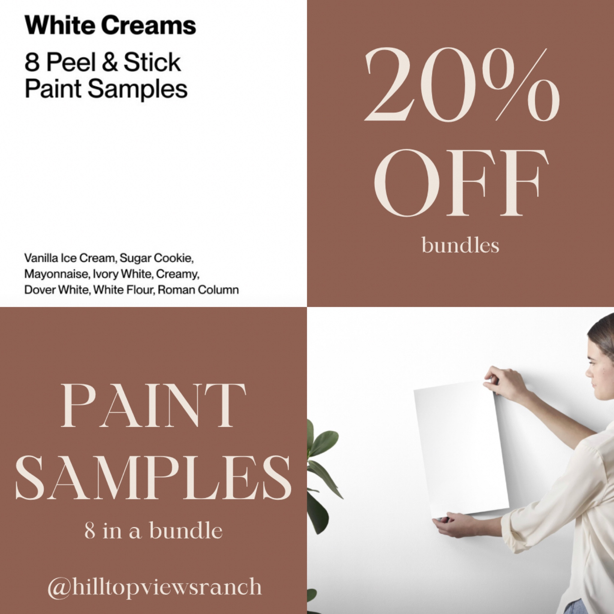 Samplize, paint sample, pant samples, sherwin Williams, studio McGee, large paint samples, paint sample sale, white cream paint 

#LTKhome #LTKsalealert
