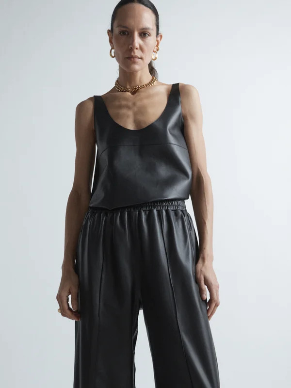 Plongé leather deep-scoop vest | Raey | Matches (UK)