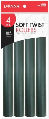 DONNA 10 Soft Twist Foam Rollers, Hair Curlers with Clips for Hairdressing, Heatless Styling - 1(... | Amazon (US)