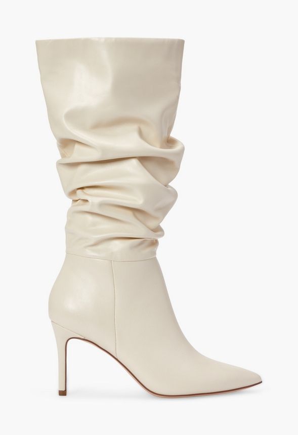 Khloy Slouch Stiletto Boot | JustFab