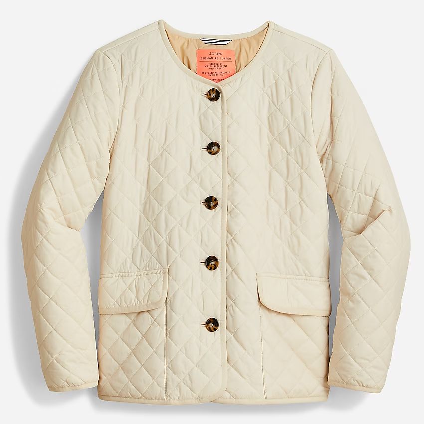 Quilted puffer lady jacket with PrimaLoft® | J.Crew US