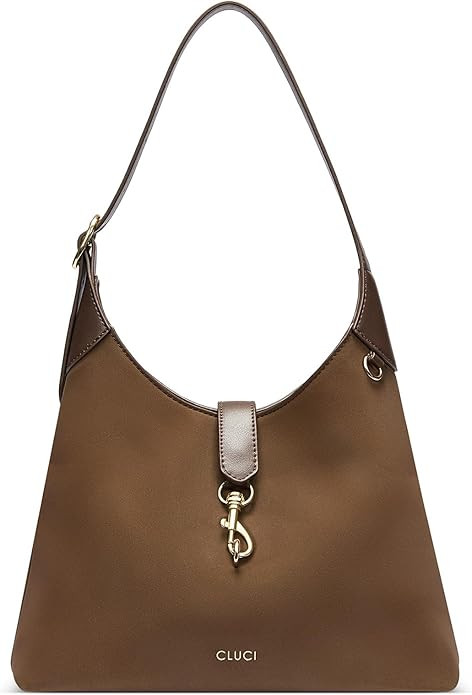 CLUCI Hobo Bags for Women, Soft Vegan Leather Purses with Adjustable Strap, Lightweight Shoulder ... | Amazon (US)
