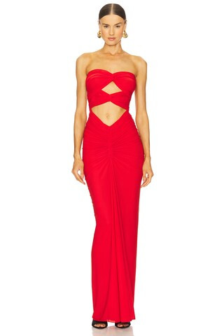 Ronny Kobo Be Dress in Flame from Revolve.com | Revolve Clothing (Global)