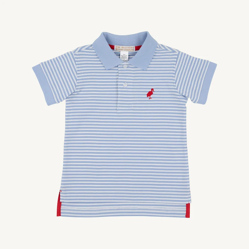Prim & Proper Polo & Onesie - Buckhead Blue with Bellport Butter Yello | The Beaufort Bonnet Company