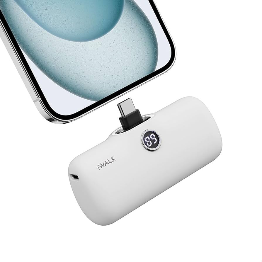 iWALK USB-C Portable Charger for iPhone 15/16: Mini 20W 4,800mAh Wireless Power Bank Fast Chargin... | Amazon (US)
