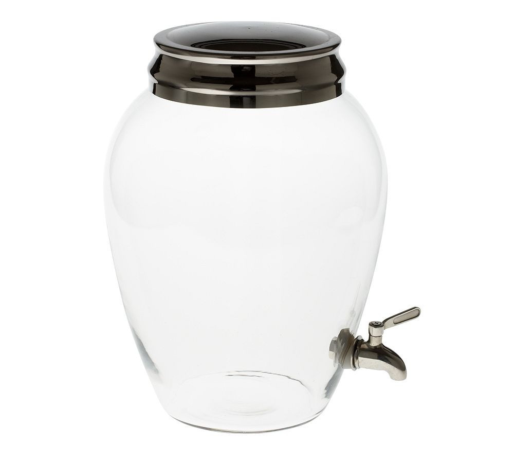 Glass drink dispenser