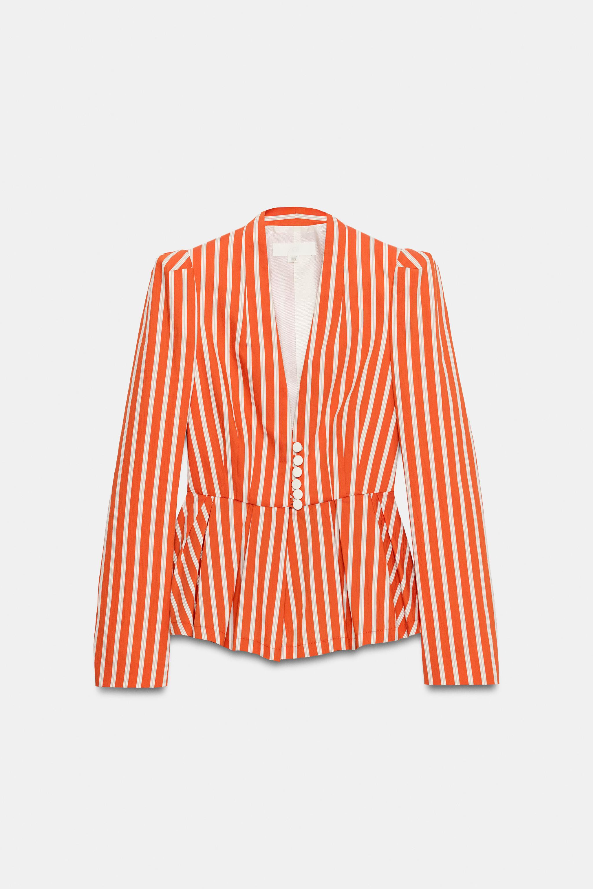 STRIPED TAILORED BLAZER | Zara US