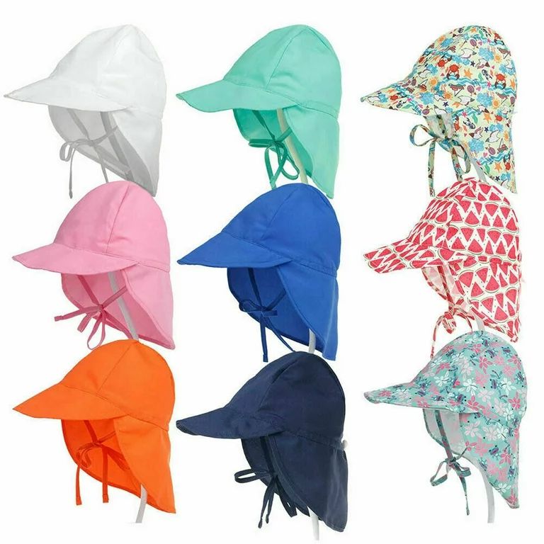 Boy Girl Toddler Baby Sun Protection Hats Swim Caps Beach Hats Outdoor Summer | Walmart (US)