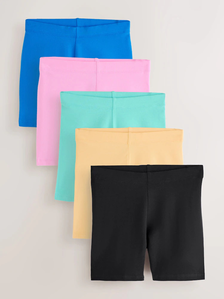 Black/Blue/Pink/Multi Cycle Shorts 5 Pack (3-16yrs) | Next US