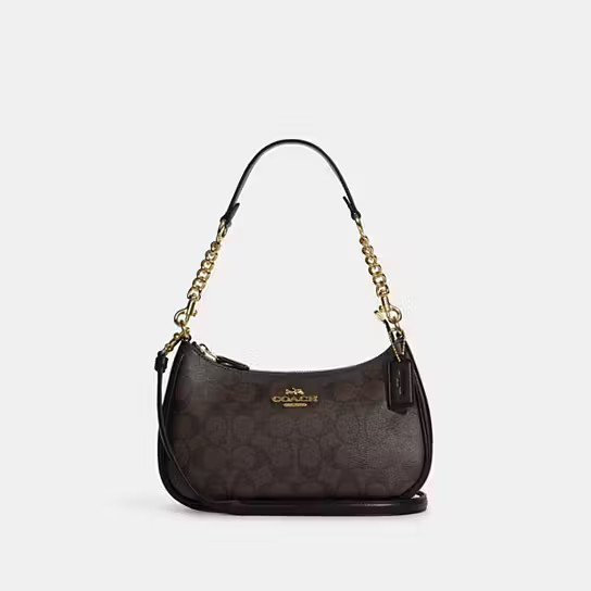 Teri Shoulder Bag In Signature Canvas | Coach Outlet US