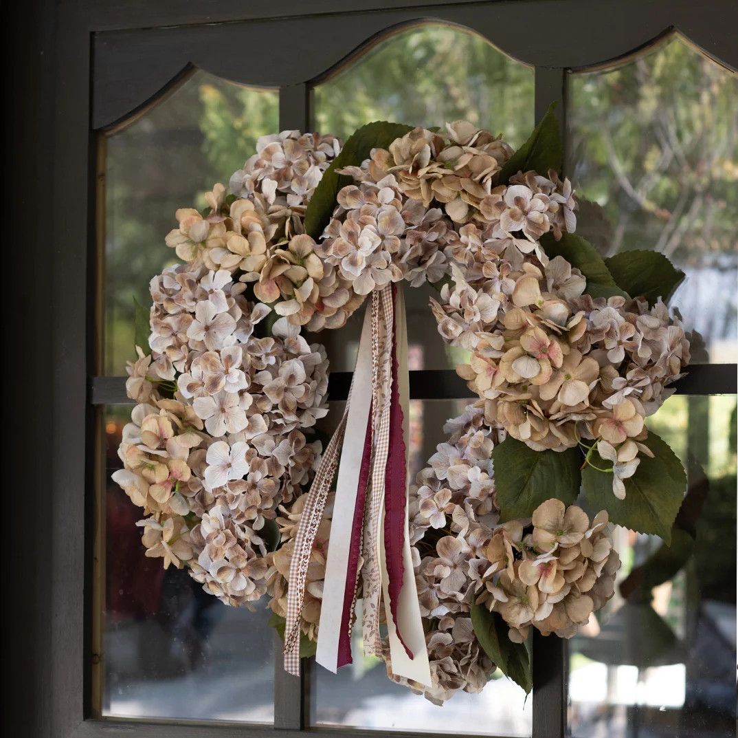 Fall Hydrangea Wreath - Preorder | Elements by Remedy