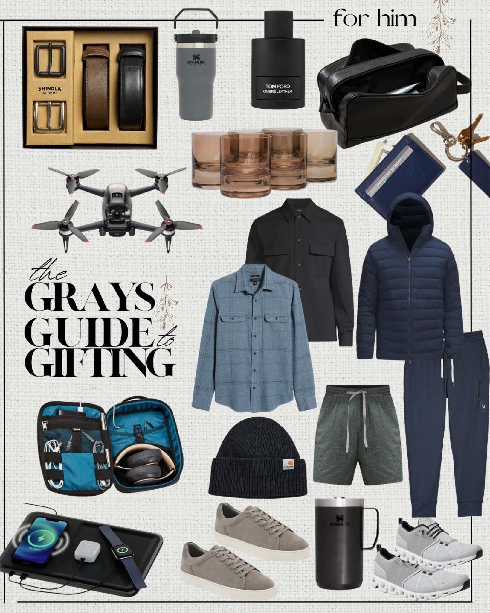 Gifts for him, gifts for dad

Men’s belt, lululemon gifts for him, travel gifts for him 

#LTKGiftGuide #LTKmens #LTKover40